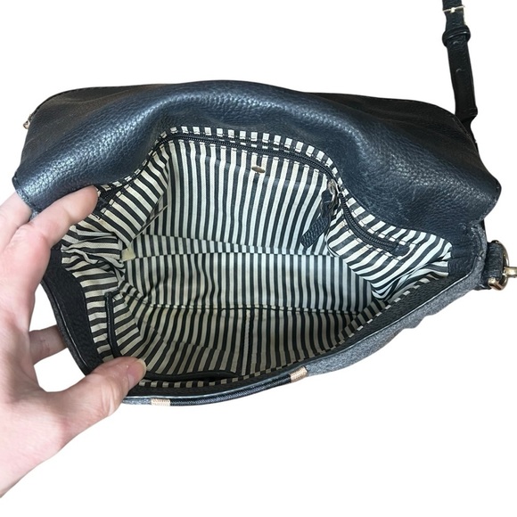 Kate Spade Jackson Street Harlyn Crossbody Pebble Leather Charcoal Small Bag - Picture 5 of 15